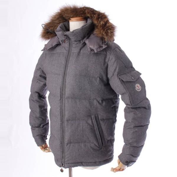 moncler モンクレール フード付 ダウンコート grey グレー ストア serre セール