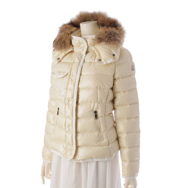 モンクレール Moncler 18年 ARMOISE アルモワーズ フード ダウンジャケット 45310 ホワイト 1 中古 通販 retro レトロ