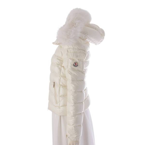 モンクレール Moncler 22AW BADYFUR ファーフード付き ショート ダウンジャケット アイボリー 0 中古 通販 retro レトロ