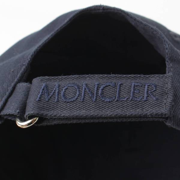 モンクレール Moncler Mロゴ ベースボール キャップ 帽子 ネイビー 中古 通販 retro レトロ