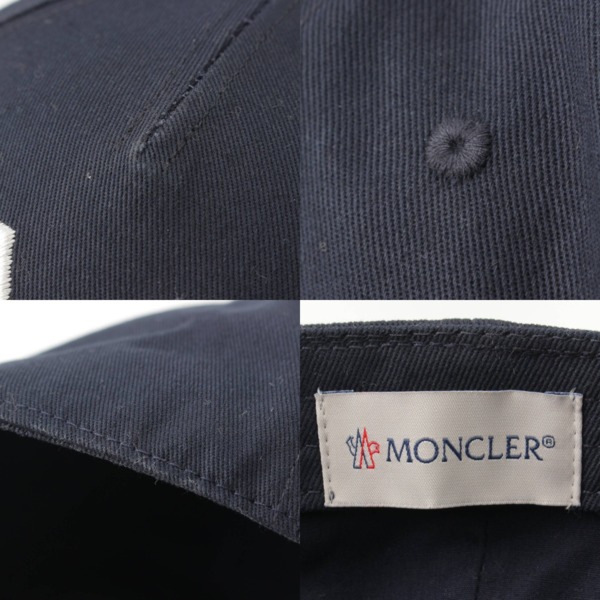 モンクレール Moncler Mロゴ ベースボール キャップ 帽子 ネイビー 中古 通販 retro レトロ