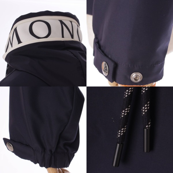 モンクレール(Moncler) 22年 VESSILL ナイロン フード ジャケット H10911A00050 ネイビー 2 中古 通販 retro  レトロ