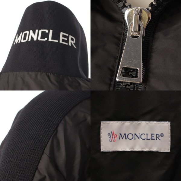 モンクレール Moncler 22年 ABITO ロゴ ファスナー ナイロン