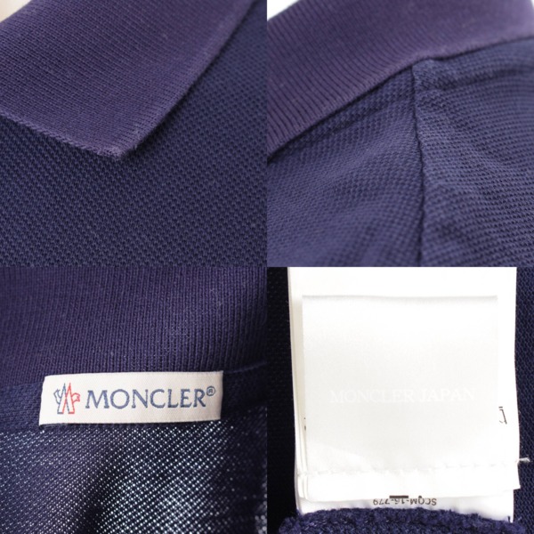 モンクレール(Moncler) メンズ ワッペン付き ポロシャツ 83188 