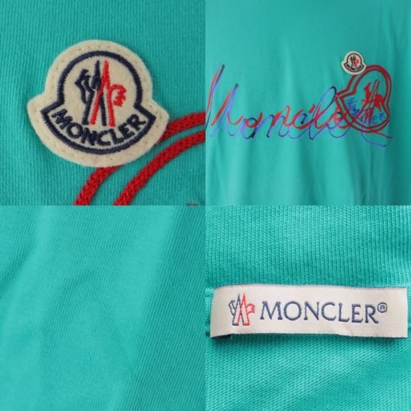 モンクレール Moncler メンズ 21年 ロゴ コットン 半袖 Tシャツ 8C000