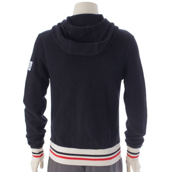 モンクレール Moncler ガムブルー メンズ 17 ニット ジップパーカー ブルゾン ジャケット ネイビー S 中古 通販 retro レトロ