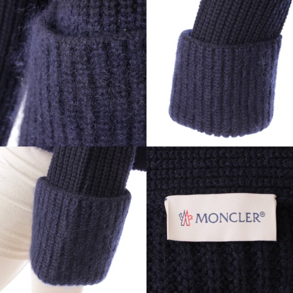 モンクレール(Moncler) 20AW カシミヤ混 バイカラー ニット