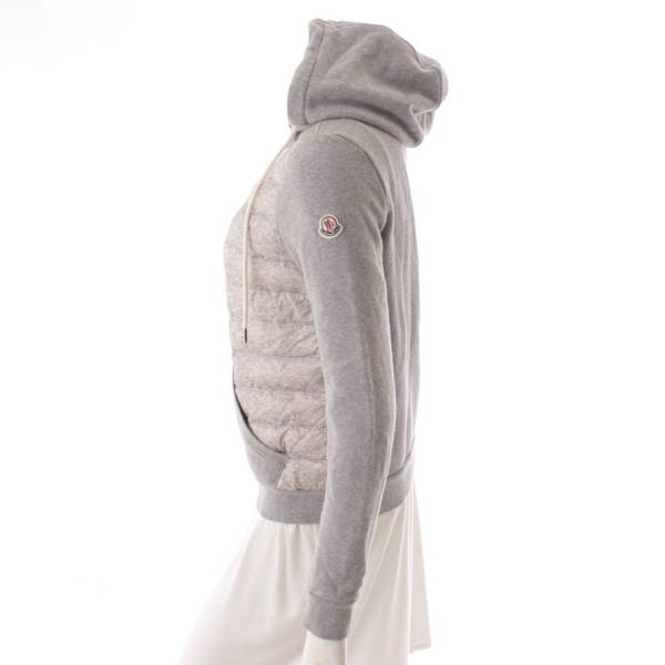 モンクレール(Moncler) maglia cardigan 切替 ダウンジャケット パーカー 84832 グレー S 中古 通販 retro レトロ