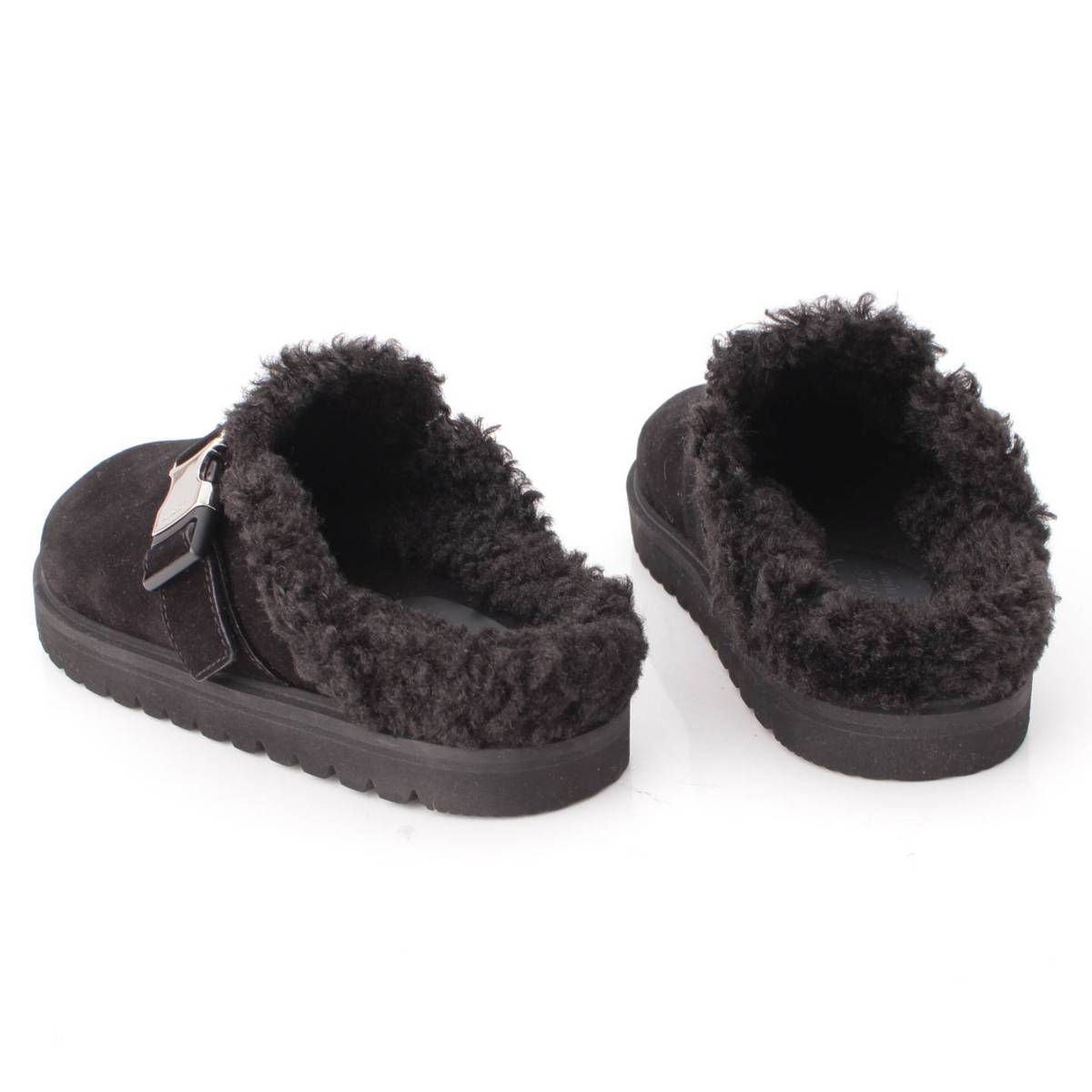 モンクレール(Moncler) 21AW MON MULE ムートン サボ サンダル ...