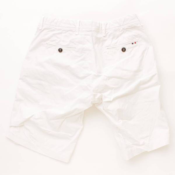 モンクレール(Moncler) PANTALONE BERMUDA ハーフ パンツ ホワイト 46