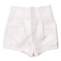 pantalone bermuda ロゴ ショートパンツ ハーフパンツ ショーツ 18038 ホワイト 40