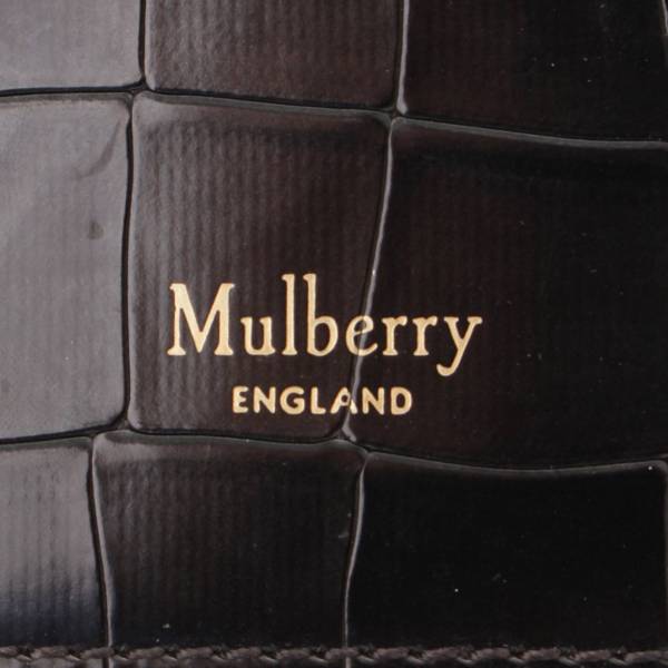 マルベリー(Mulberry) クリフトン 型押し レザー チェーン ショルダー