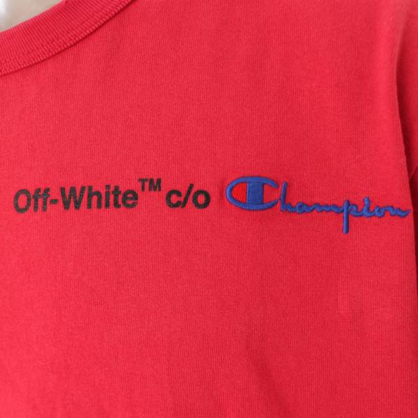 オフホワイト(Off-White) チャンピオンコラボ Tシャツ バージルア