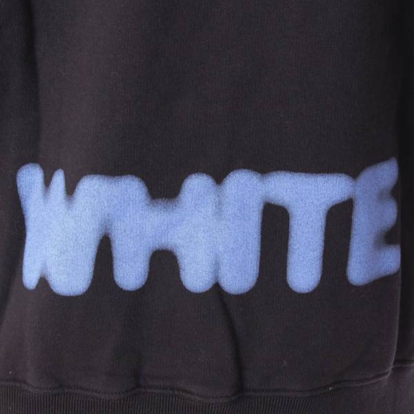 オフホワイト(Off-White) 18AW スプレーロゴプリント プルオーバー