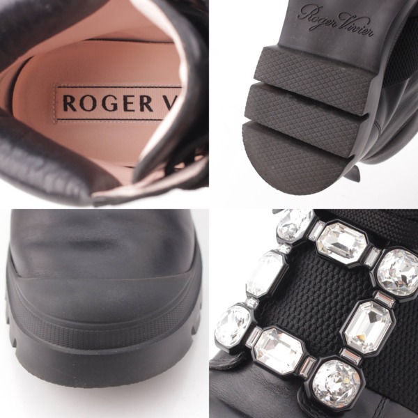 ロジェヴィヴィエ Roger Vivier VIV ヴィヴ レザー ストラスバックル