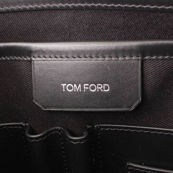 トムフォード(Tom Ford) ゼブラ スエード レザー クラッチバッグ