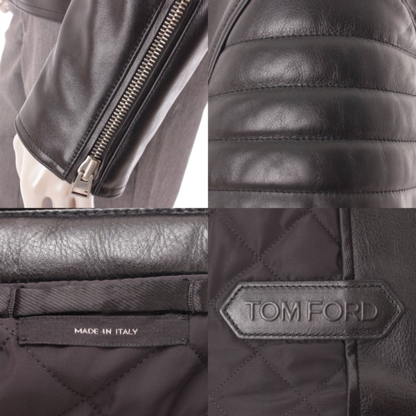 トムフォード(Tom Ford) メンズ シングル ライダース レザージャケット