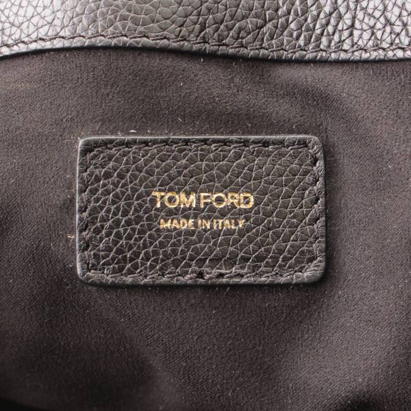 トムフォード(Tom Ford) サイドジップ レザー トートバッグ ブラック 中古 通販 retro レトロ