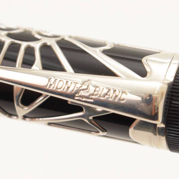 モンブラン(Mont Blanc) 1993年 パトロンシリーズ オクタヴィアン 3705/4810 万年筆 ブラック シルバー 中古 通販  retro レトロ