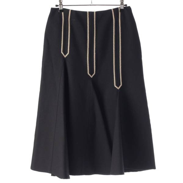 EF[Y {i[ Midi skirts E[ ~fBXJ[g 6524-343-1750 ubN 38