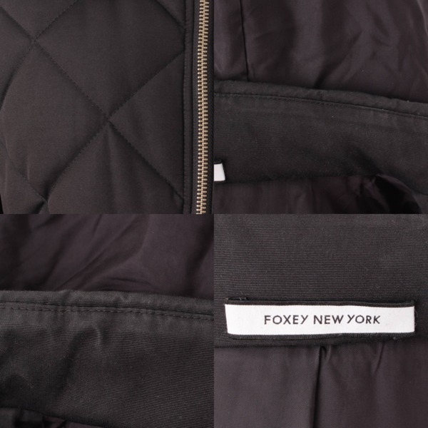 フォクシーニューヨーク(Foxey New York) 裾フリル キルティング 中綿