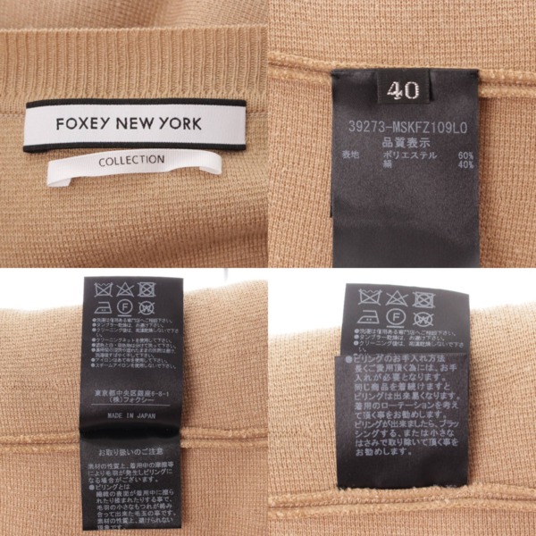 フォクシーニューヨーク(Foxey New York) ノースリーブ ニット