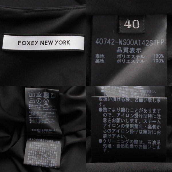 フォクシーニューヨーク(Foxey New York) ノースリーブ フレア ドレス