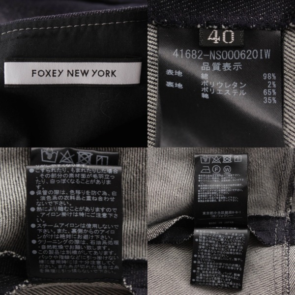foxey new york ワンピース デニム 日本製 フォクシーニューヨークフォクシーニューヨーク