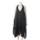 20AW ホルターネック プリーツ ワンピース ドレス PP03-JH616 ブラック 1