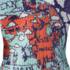 12SS En} World Map Long Cardigan Top J[fBK gbvX }`J[ 3