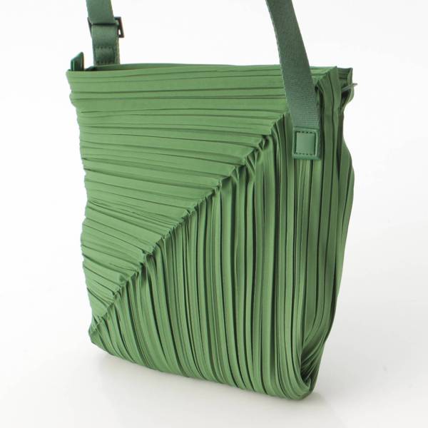 Diagonal Pleats Bag