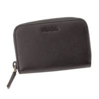 サフィアーノ コンパクト財布 コインケース レザー 2MM358 ブラック 