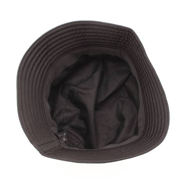 プラダ(Prada) ナイロン バケット ハット 三角ロゴプレート 帽子 