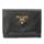 レザー コンパクト ミニウォレット 三つ折り 財布 1MH021 ブラック