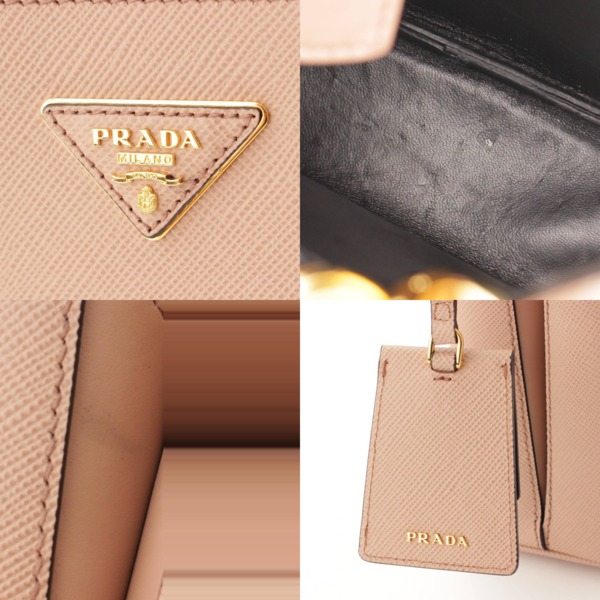 プラダ(Prada) パニエ サフィアーノ キュイール ハンドバッグ 1BA212