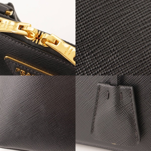 プラダ(Prada) サフィアーノ ラクス 2WAYハンドバッグ 1BA838 ブラック 中古 通販 retro レトロ