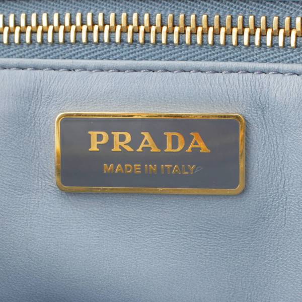 プラダ(Prada) GLACE CALF RABB レザー ラビット うさぎ 2WAYハンドバッグ 1BB113 ホワイト 中古 通販 retro  レトロ