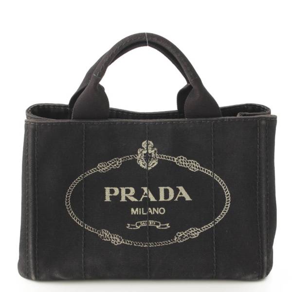 プラダ Prada カナパ キャンバス トートバッグ ハンドバッグ