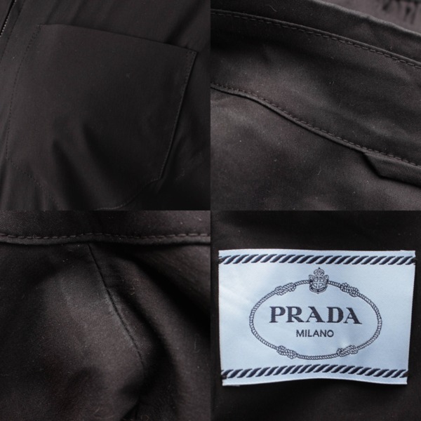 プラダ(Prada) クロップド ポプリンストレッチ ジャケット P525MG 