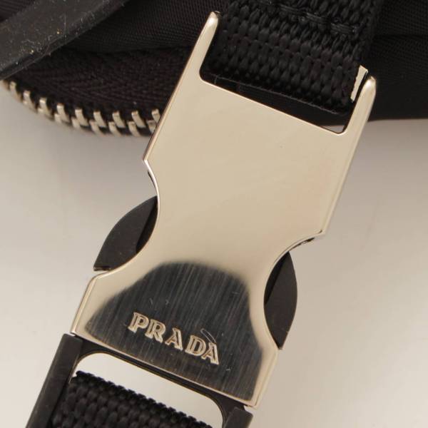 プラダ(Prada) ラバー スマートフォンケース ナイロン ポーチ付き 1ZT016 ブラック 中古 通販 retro レトロ