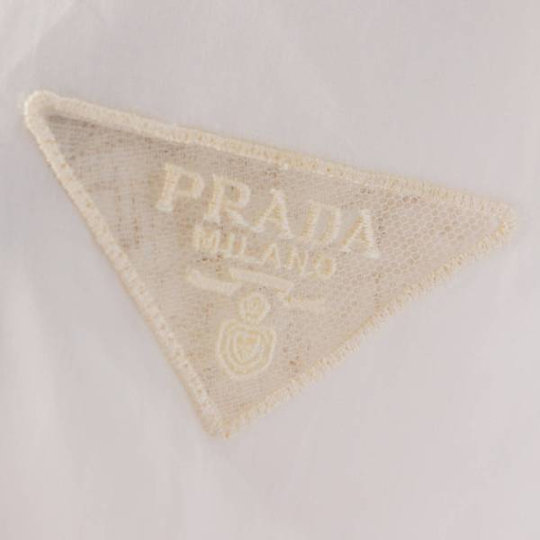 プラダ(Prada) 22SS インターシャ ポプリン シャツドレス ワンピース