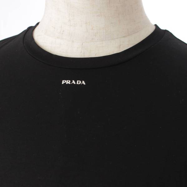 プラダ(Prada) メンズ 22年 クールネック コットン 半袖 Tシャツ