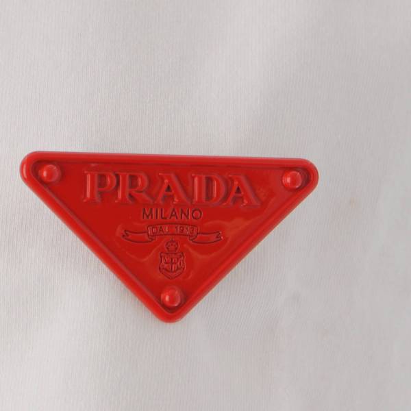 プラダ Prada 21SS トライアングル バッジ オーバーサイズ クロップド
