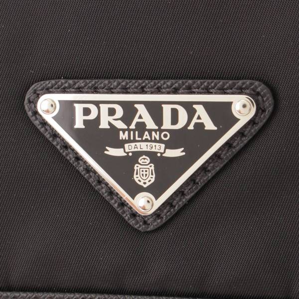 プラダ(Prada) 21SS テスート サフィアーノ ショルダーバッグ 2VD034 ブラック 中古 通販 retro レトロ