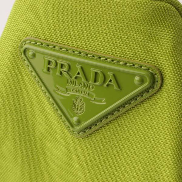 プラダ(Prada) メンズ 22SS トライアングル キャンバス ショルダー 