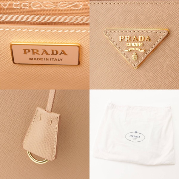 プラダ(Prada) サフィアーノ 2WAY ショルダーバッグ 1BA228 ピンク