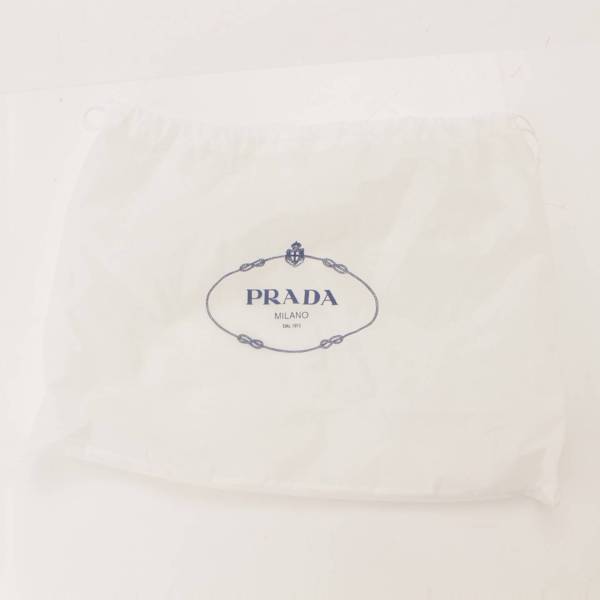 プラダ(Prada) ロゴ ジャガード 巾着 2WAY ショルダーバッグ
