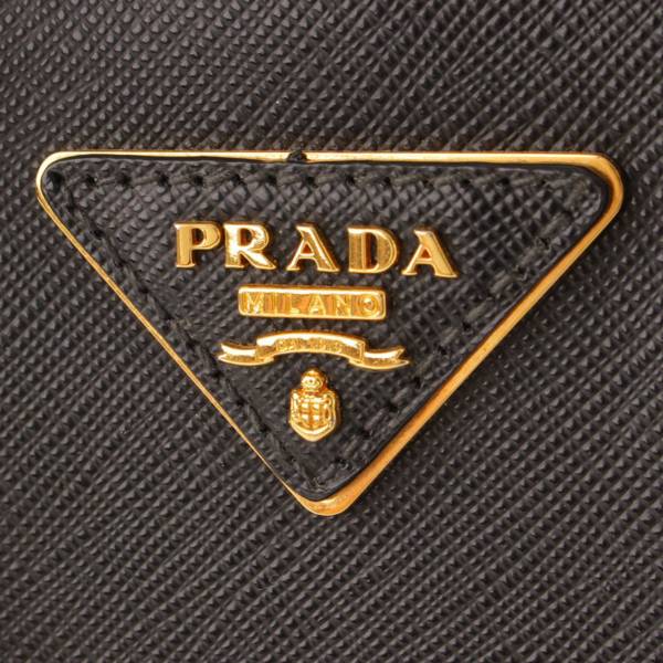 プラダ(Prada) サフィアーノレザー 2way ハンドバッグ BL0838 ブラック