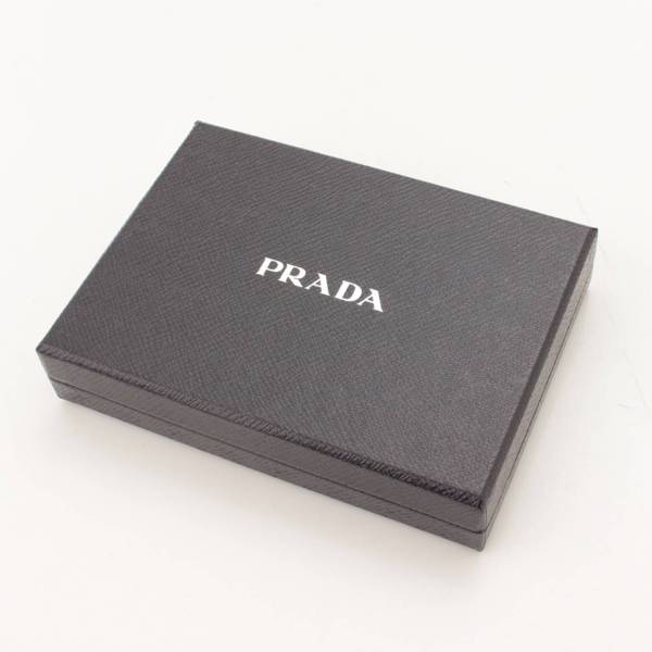 プラダ(Prada) サフィアーノレザー ロゴ パスケース 定期入れ カード 