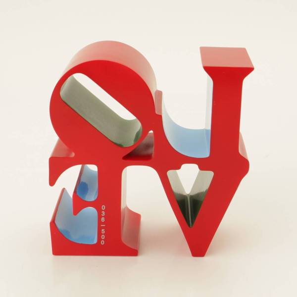 ロバート・インディアナ(Robert Indiana) ロバート・インディアナ【LOVE・赤色】500個限定ミニオブジェ 世界的に有名な一流限定作品！  中古 通販 retro レトロ